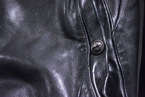 THE LINE イタリアンカーフ製品染め シングルライダース経年変化