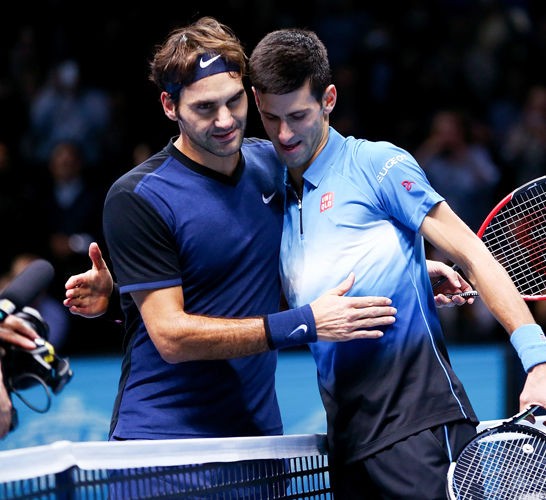 2015 ツアーファイナルズ フェデラーVSジョコビッチのハイライト