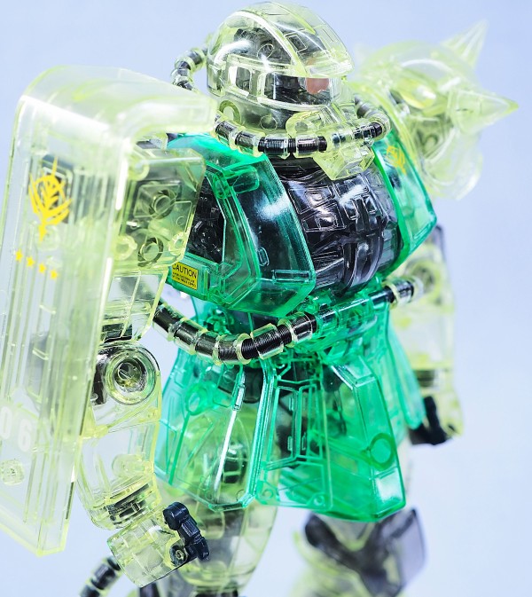 MG ザクII クリスタルバージョン レビュー : おもちゃの巣（玩具レビュー）