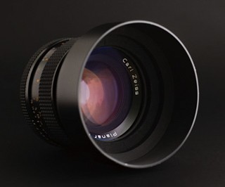 CONTAX メタルフードの話 : ZEISSレンズとかなんとか