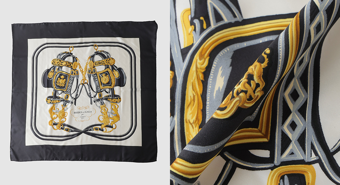 男のデイリーコーデをより豊かにする HERMÈS のスカーフ、カレ 90