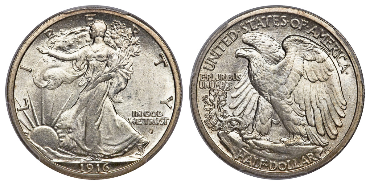 ウォーキング リバティ ハーフ ダラー: 歴史、価値、重要な日付