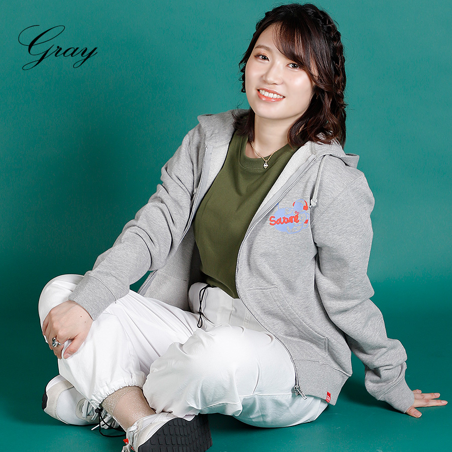 受注期間限定！佐藤榛夏コラボ企画！コラボZIPパーカー◇佐藤榛夏