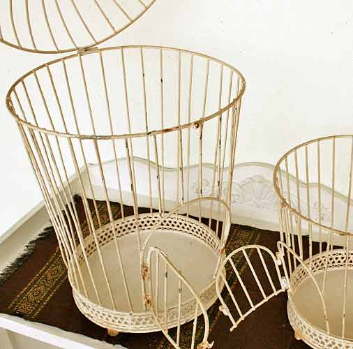 輸入雑貨 ブランシェ ケージ2点セット バードゲージ Covent Garden