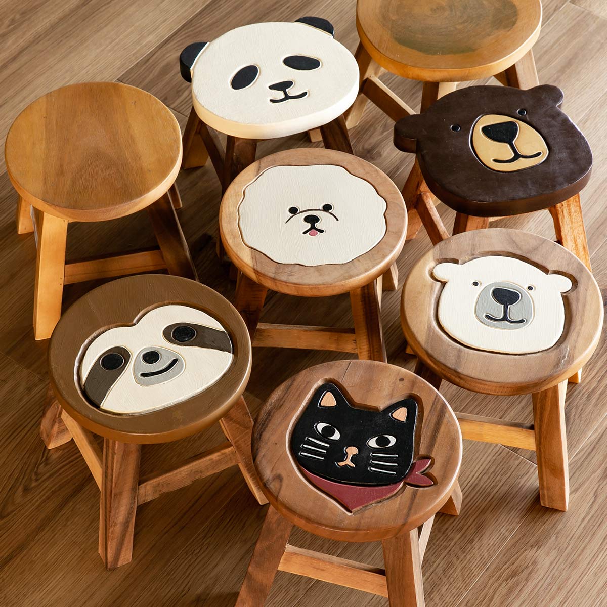 スツール 切り株 木製 天然木 丸椅子 – ハウジー