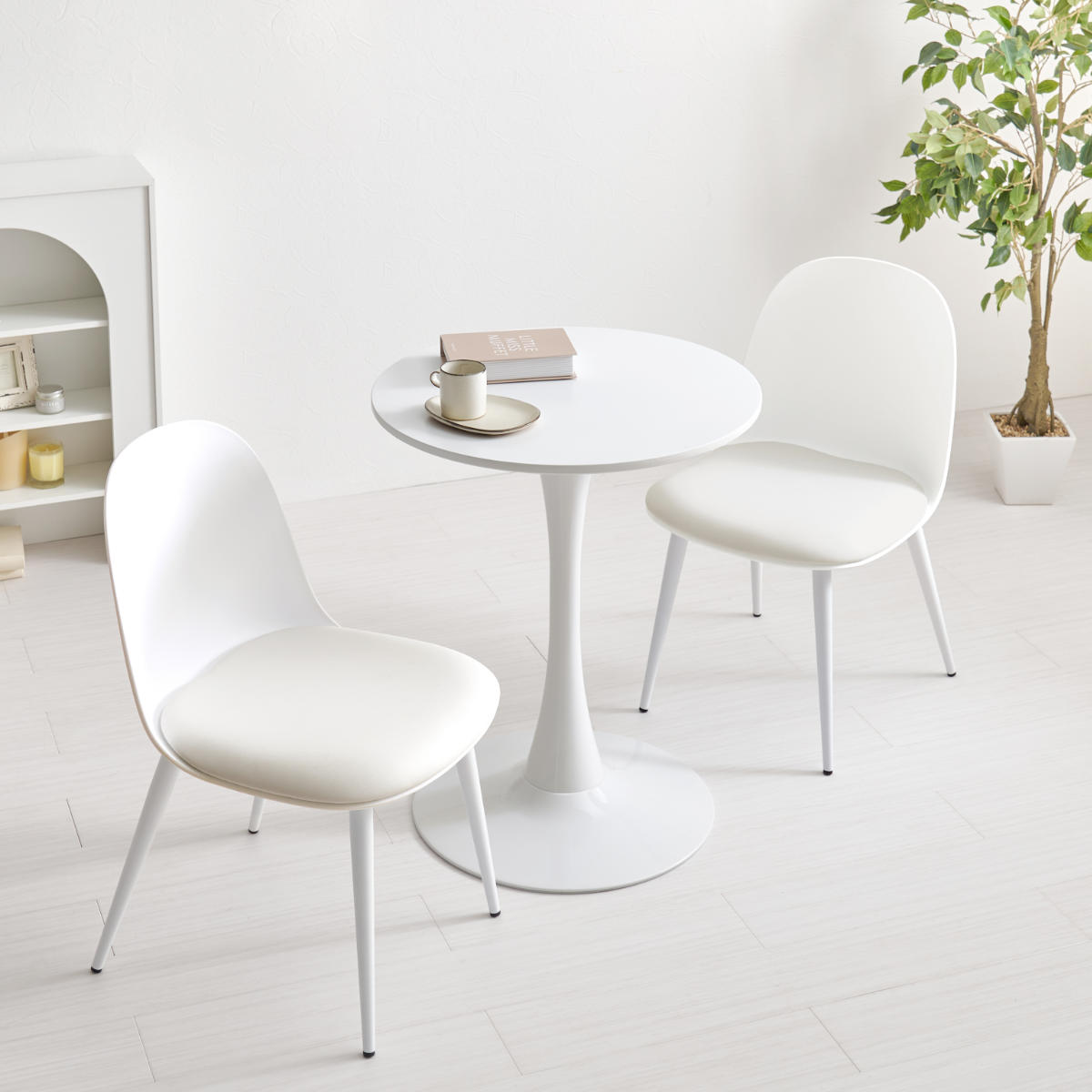 dショッピング |テーブル＆チェア 3点セット 幅60cm 座面高42.5cm 円形