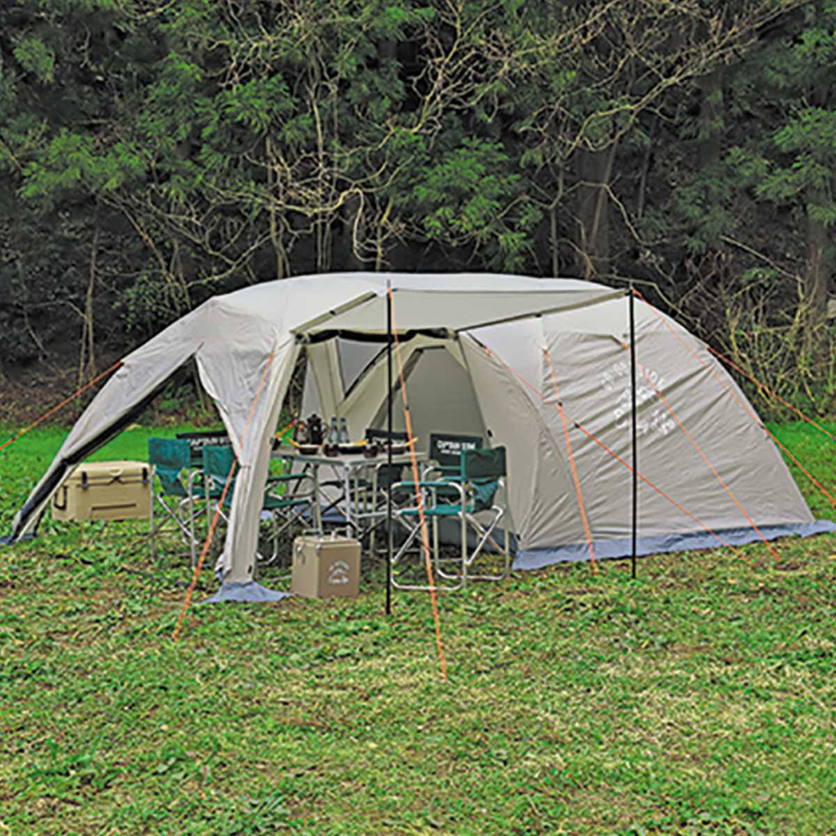 テント 5人用 6人用 スクリーンツールームドームテント モンテ