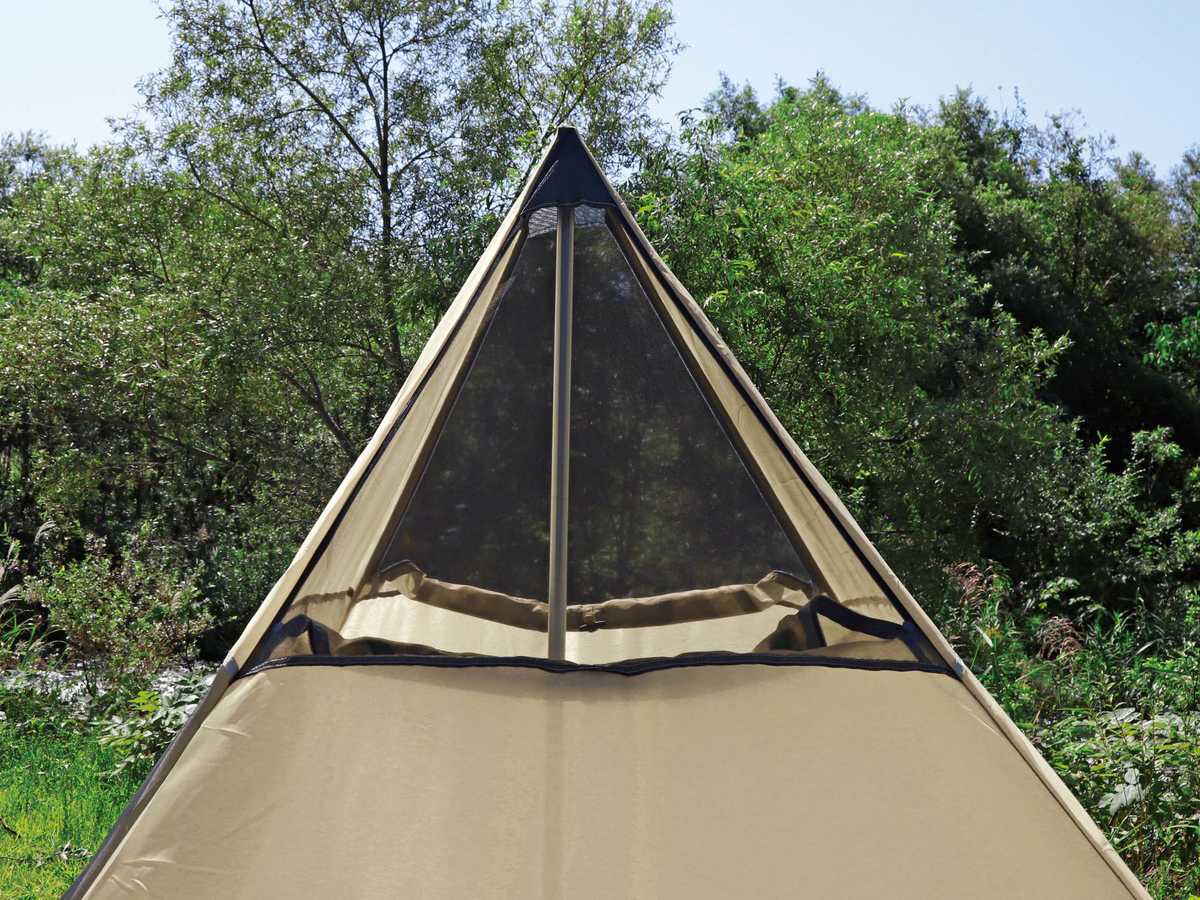 キャンプテント 4人用 ワンポールテントレクタ270UV タイプ2