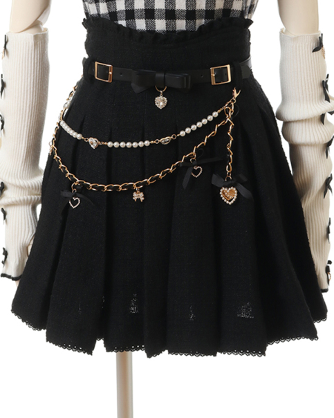 チェーンベルト付タックフレアスカパン ｜ LIZ LISA（リズリサ）公式