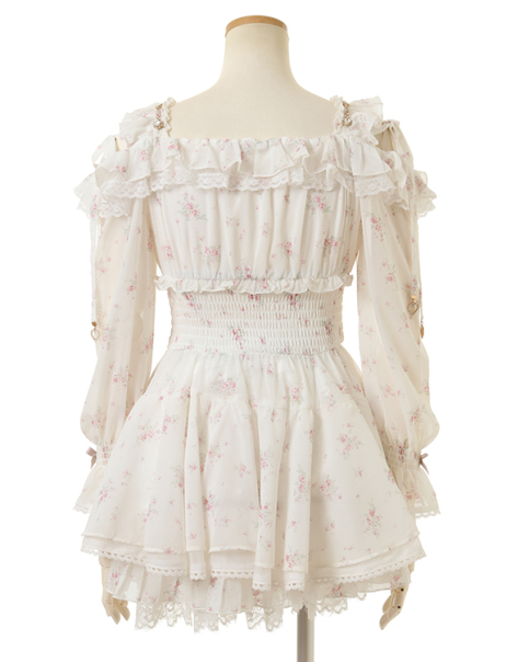 オフショルシフォンセットアップ ｜ LIZ LISA（リズリサ）公式通販