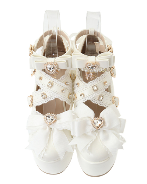 クロスストラップリボンパンプス ｜ LIZ LISA（リズリサ）公式通販