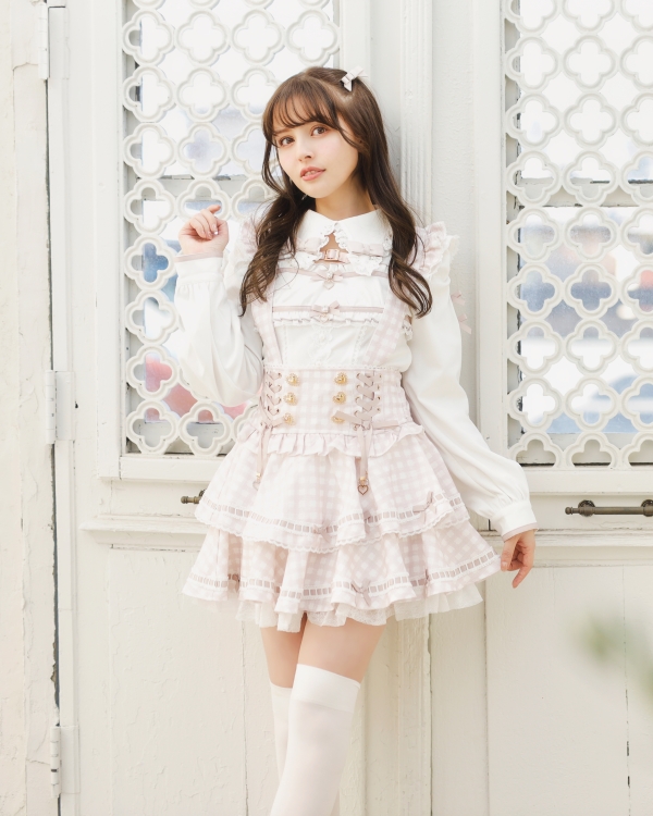 はしごリボンギンガムティアードスカパン ｜ LIZ LISA（リズリサ）公式