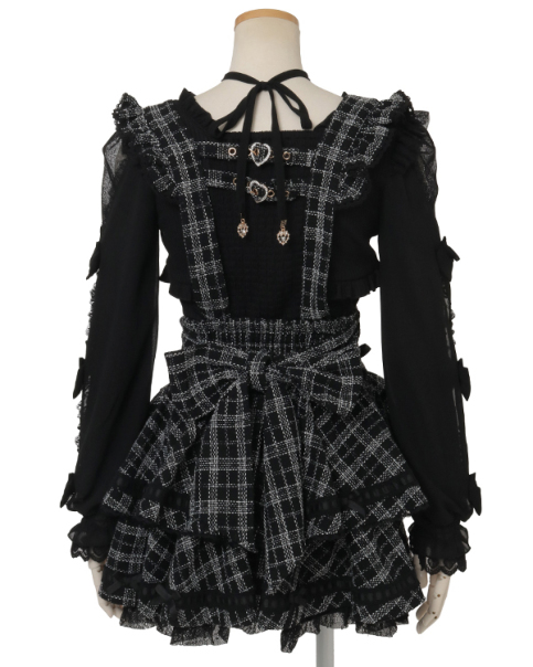 はしごリボンツイードティアードスカパン ｜ LIZ LISA（リズリサ）公式