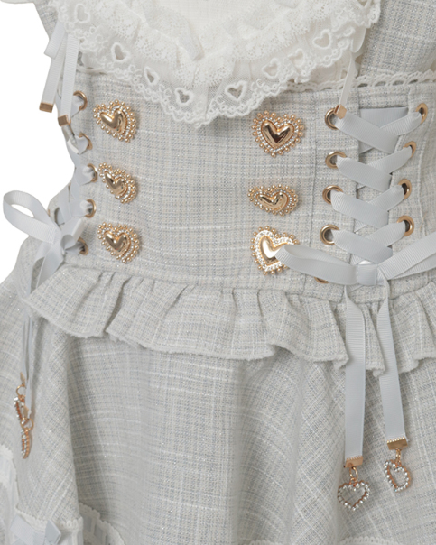 はしごリボンツイードティアードスカパン ｜ LIZ LISA（リズリサ）公式