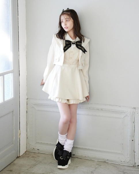 クロップドバックリボンセーラージャケット ｜ LIZ LISA（リズリサ