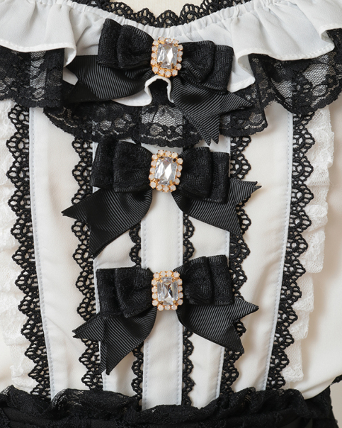 3つリボンフロントチョーカーブラウス ｜ LIZ LISA（リズリサ）公式