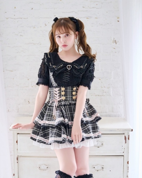 スカラップリボン衿リブトップス ｜ LIZ LISA（リズリサ）公式通販