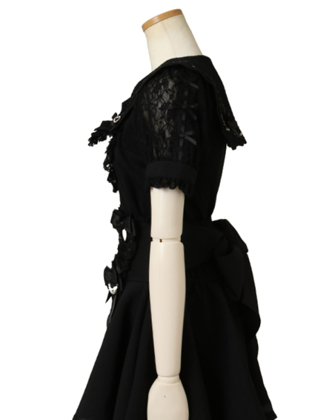 スカラップリボン衿リブトップス ｜ LIZ LISA（リズリサ）公式通販