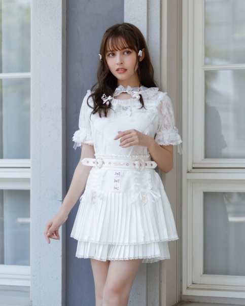 スピンドルダブルプリーツスカート ｜ LIZ LISA（リズリサ）公式通販