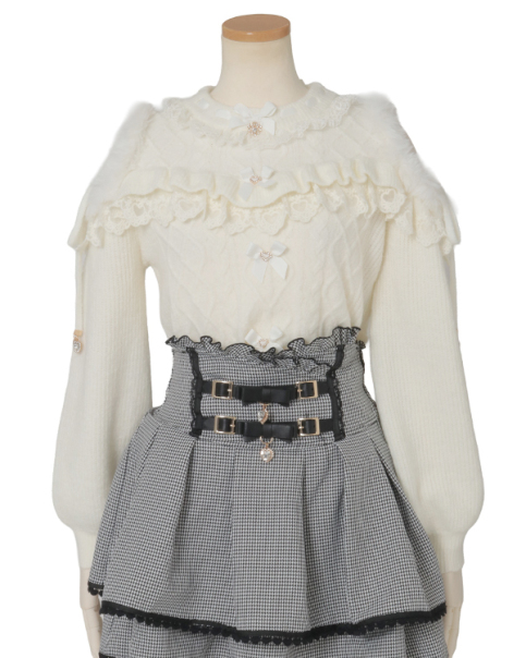 ファースリーブオープンショルダーニット ｜ LIZ LISA（リズリサ）公式