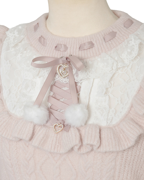 スピンドルポンポンニットトップス ｜ LIZ LISA（リズリサ）公式通販