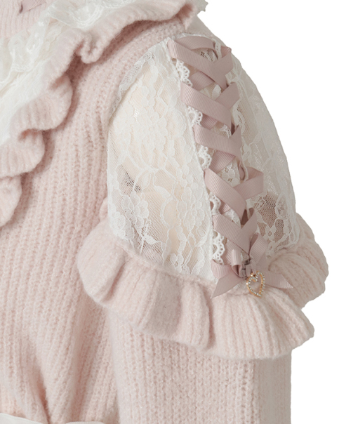 スピンドルポンポンニットトップス ｜ LIZ LISA（リズリサ）公式通販