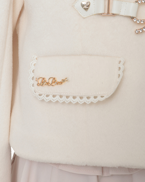 ビジューリボンショートフードコート ｜ LIZ LISA（リズリサ）公式通販