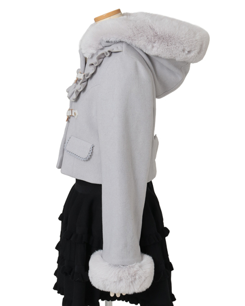 ビジューリボンショートフードコート ｜ LIZ LISA（リズリサ）公式通販