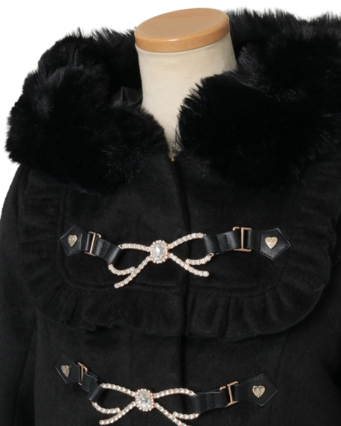 ビジューリボンショートフードコート ｜ LIZ LISA（リズリサ）公式通販