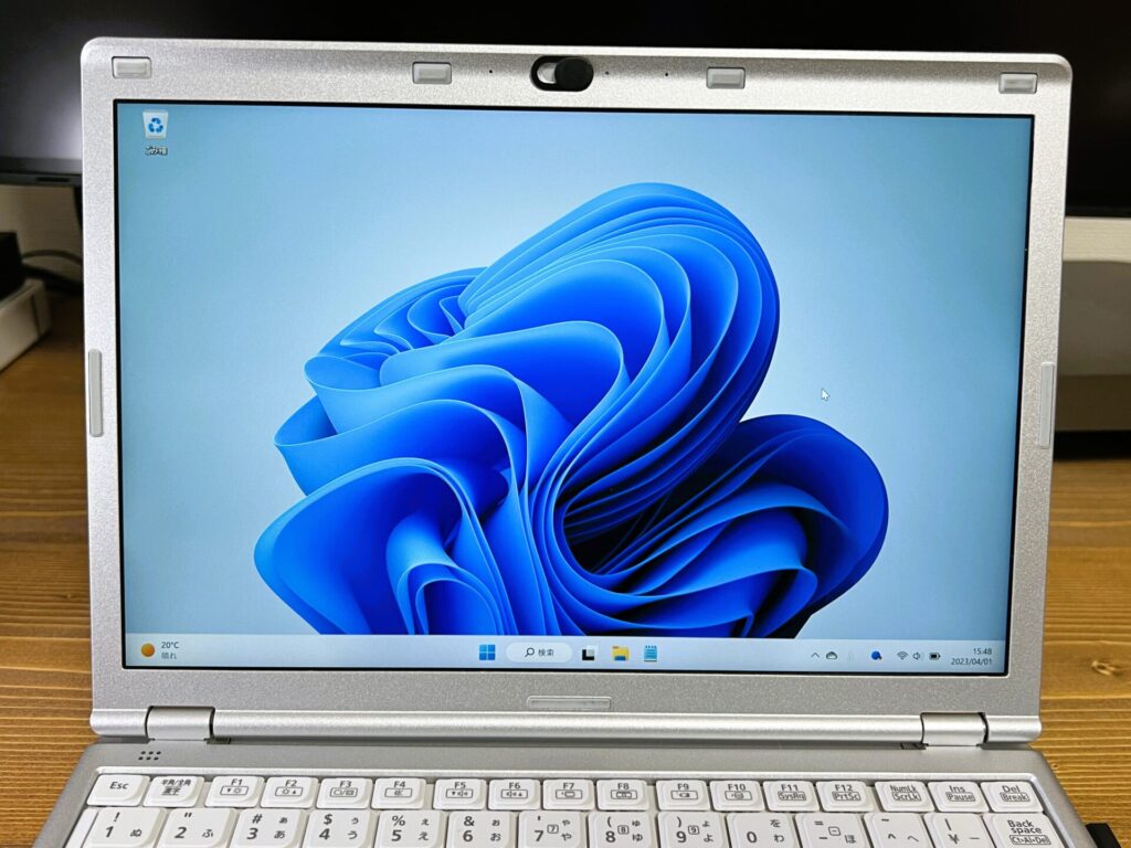 中古Panasonic Let's note「CF-SZ6」の“内臓SSD換装”と“Windows11が