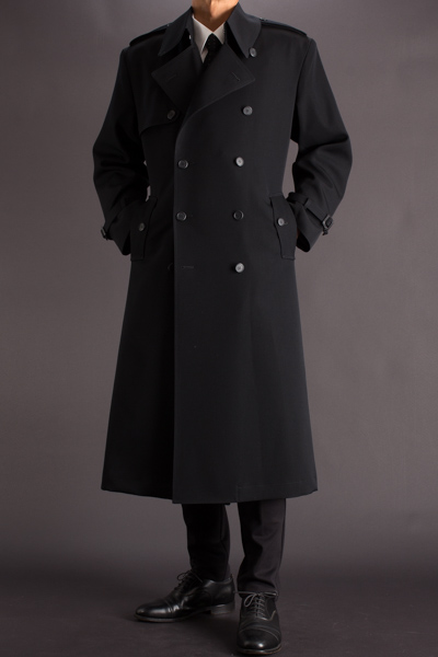 大きなサイズのトレンチコート | ダブルトレンチコートBIGサイズ 着丈