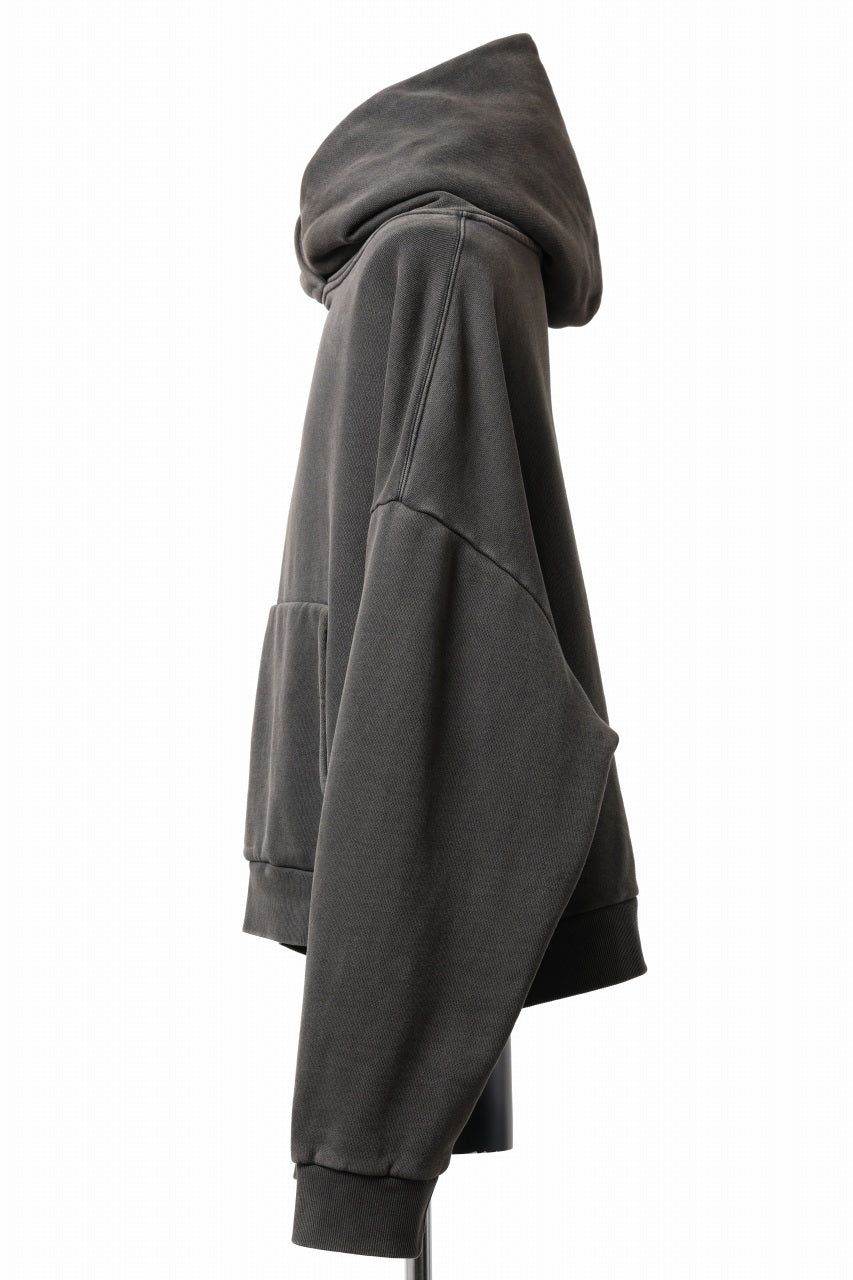 entire studios HEAVY HOOD SWEAT PULLOVER (WASHED BLACK)の商品