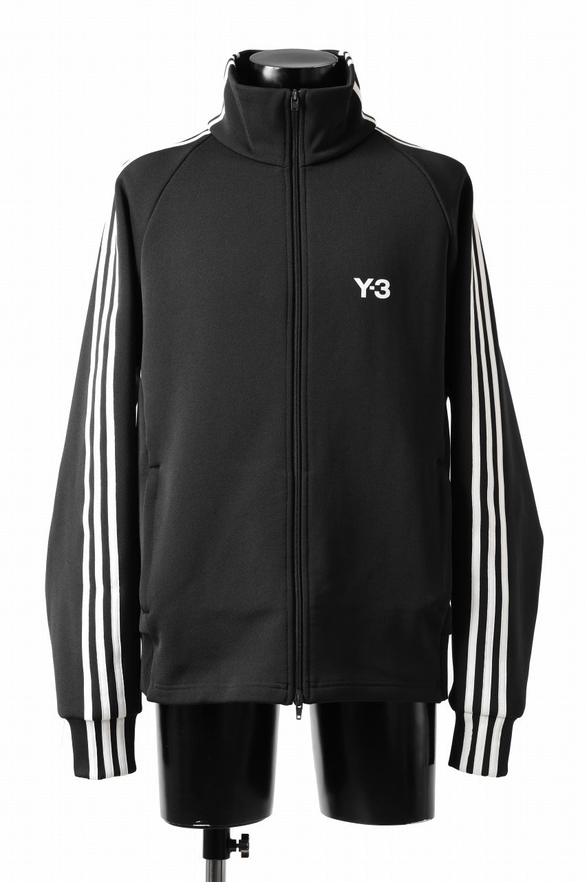 Y-3 Yohji Yamamoto THREE STRIPES TRACK JACKET (BLACK x OFF WHITE
