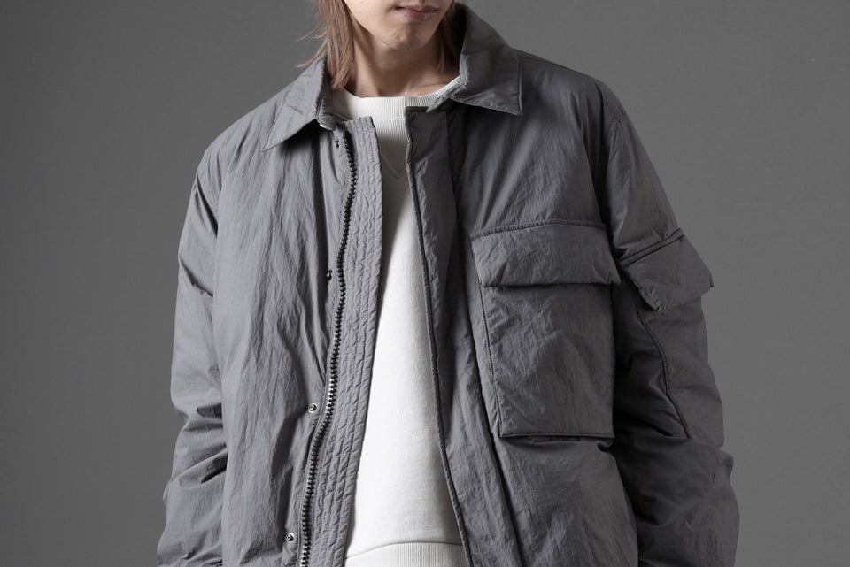 Ten c LIGHT DOWN FIELD JACKET / GARMENT DYED NYLON TACTEL (DARK