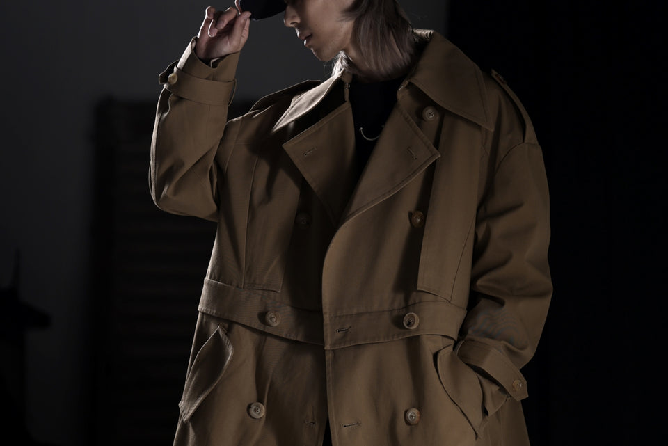 Feng Chen Wang DETACHABLE TRENCH COAT (KHAKI)の商品ページ | フェン