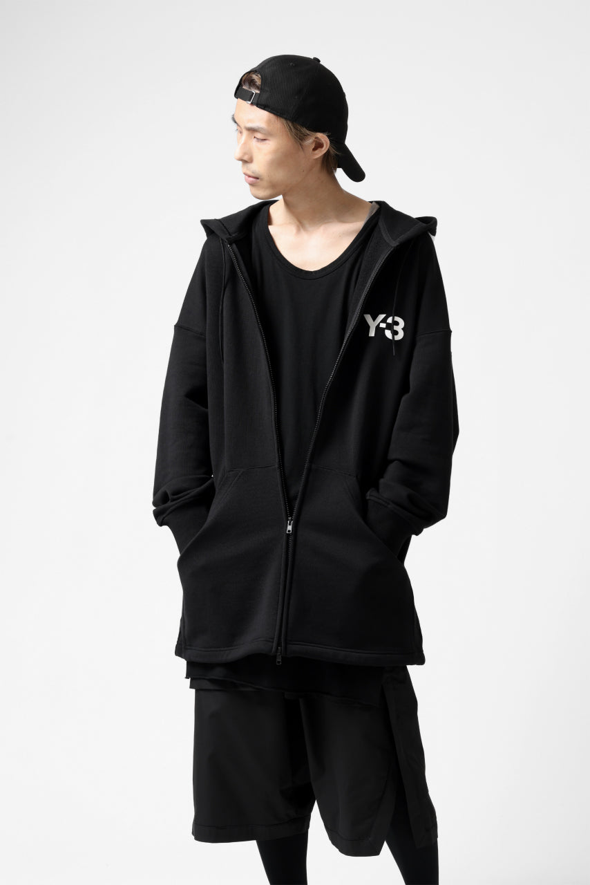 Y-3 Yohji Yamamoto FULL ZIP HOODIE PARKA / FRENCH TERRY (BLACK)の