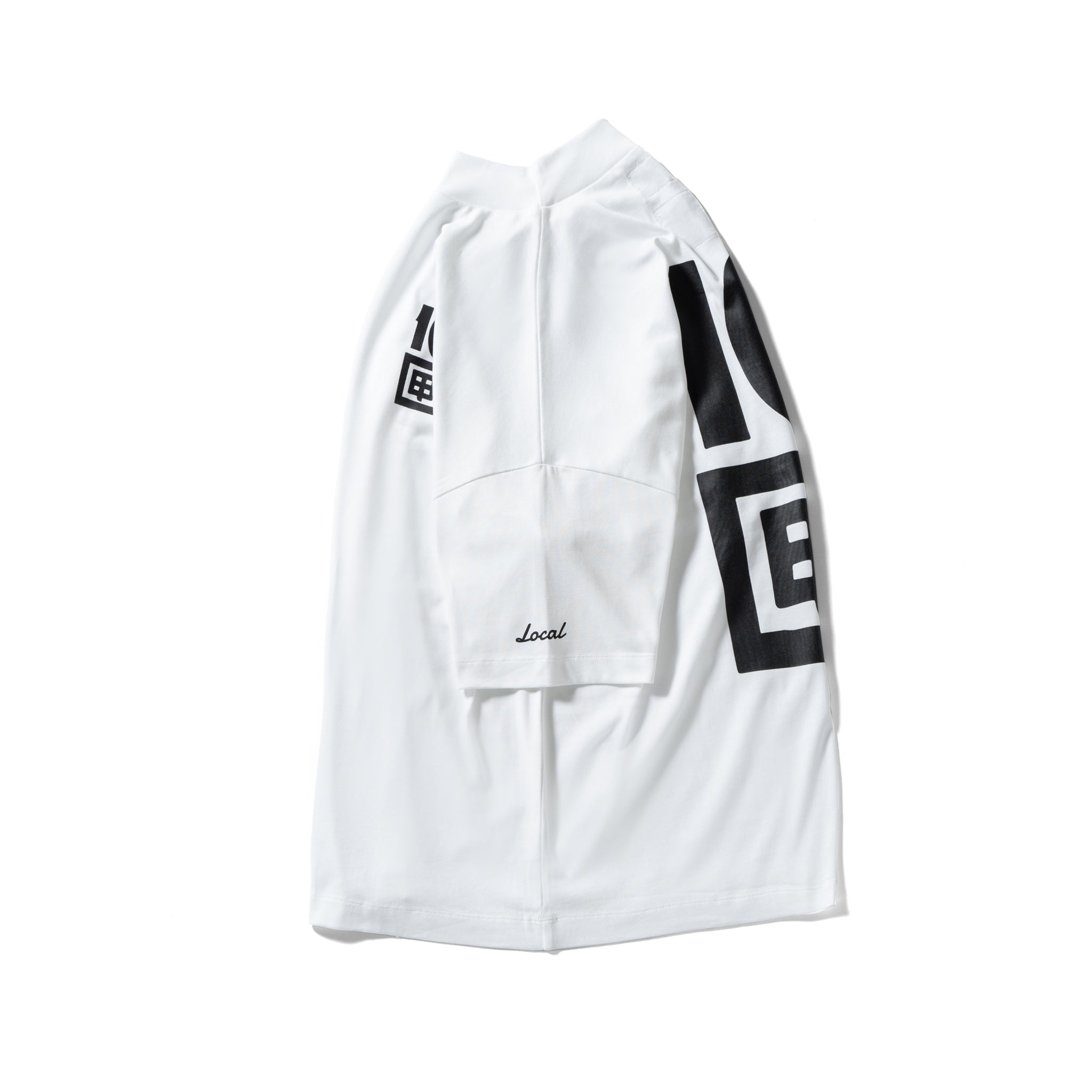 Local GOLF × 10匣 | OG Logos S/S MOCK NECK | White