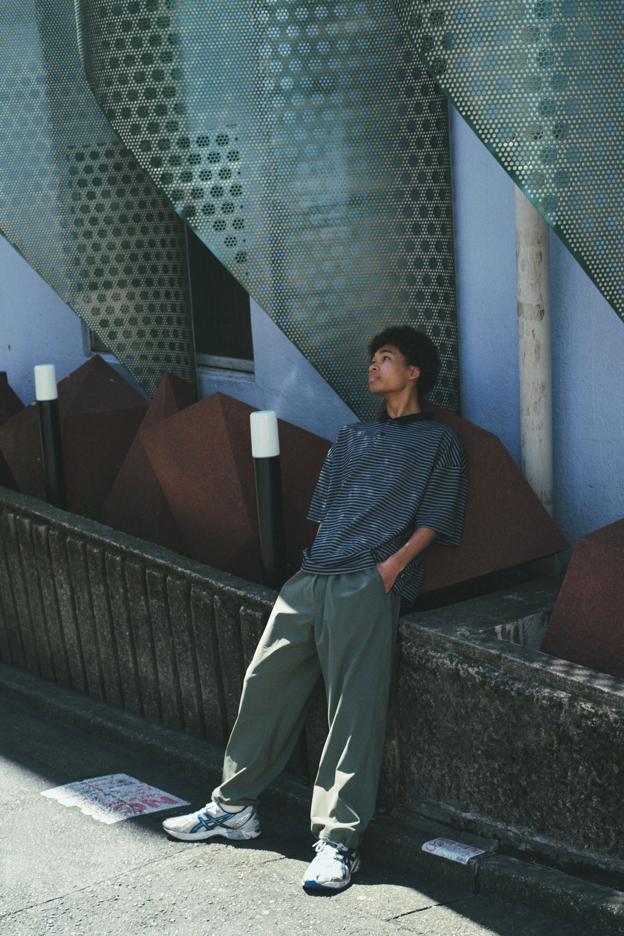 Stretch Cool-touch Nylon Wide Easy PANTS | Khaki – Local GOLF