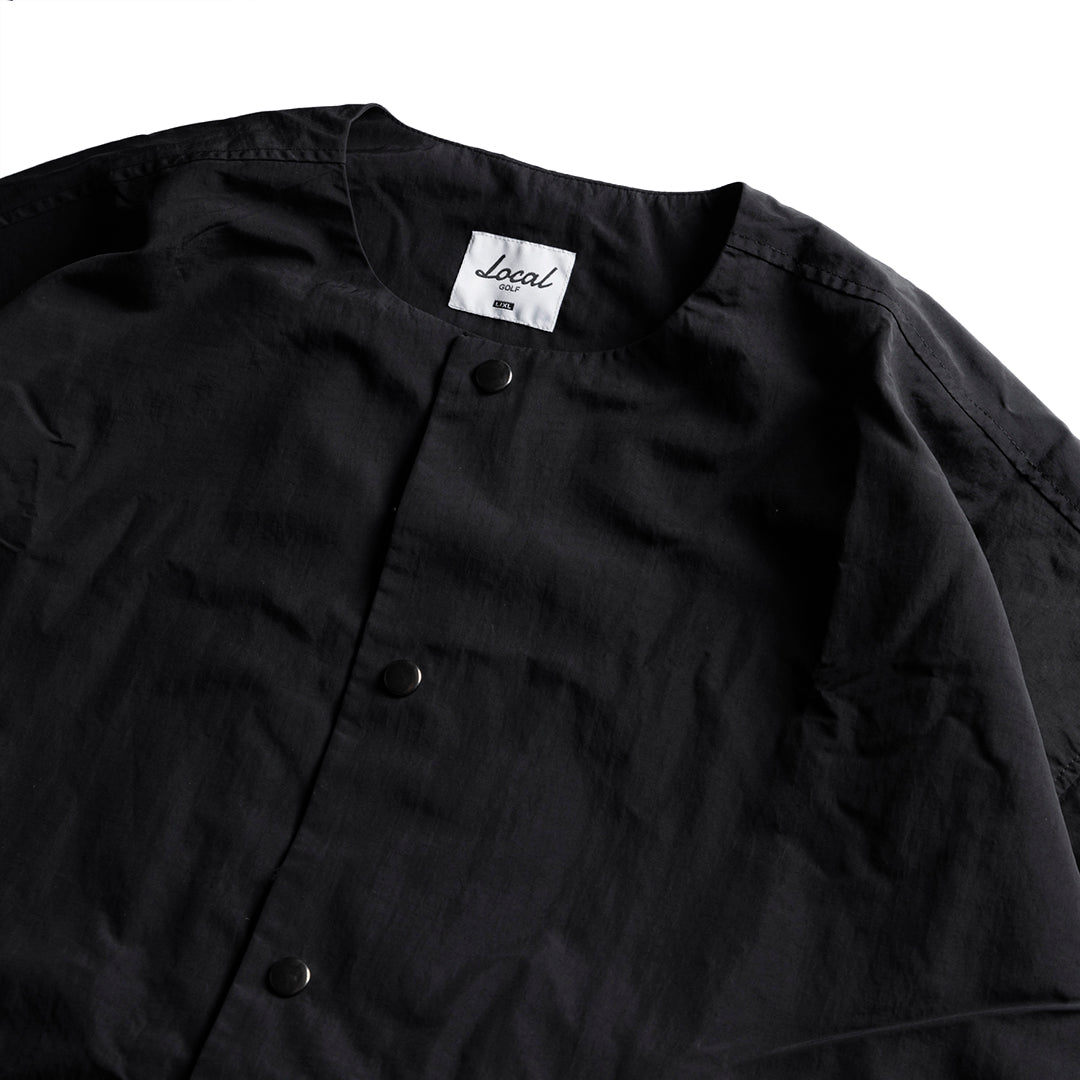 NO-COLLAR COACH JKT | Black – Local GOLF
