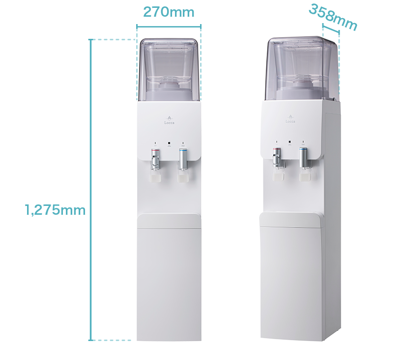 浄水型ウォーターサーバー Slim-R（スリムアール） | 水道水浄水型