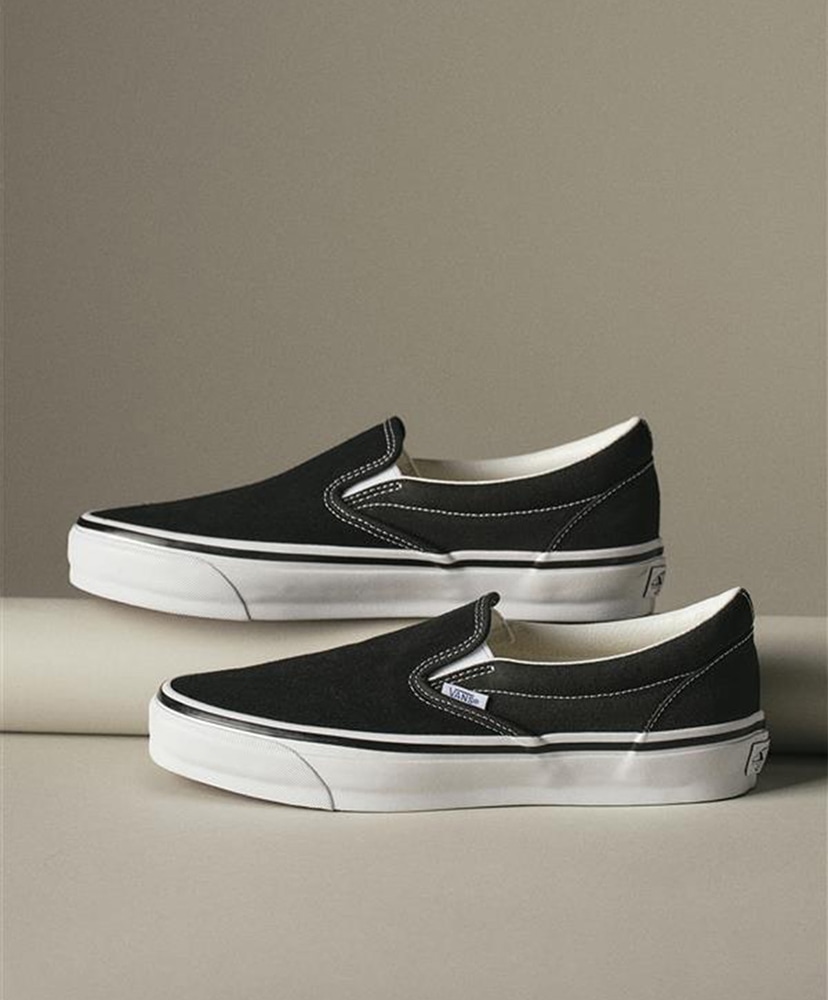 LX Classic Slip-On 98(10(28cm) Black×White/ブラック×ホワイト): VANS