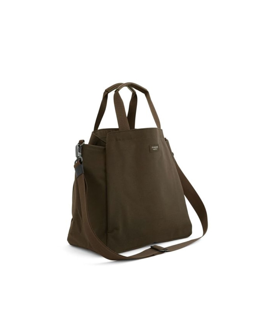 SIMPLICITY DARK BROWN EDITION 2WAY FOLD TOTE(ONE Dark Brown