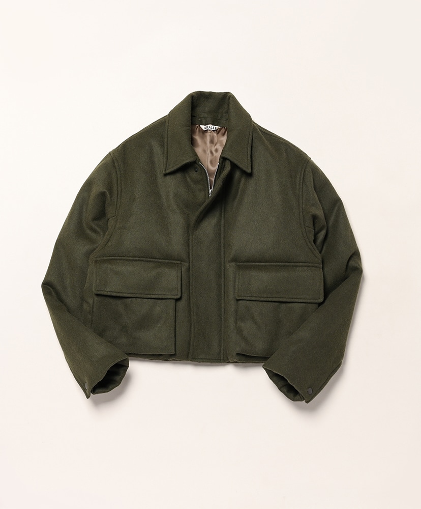 Baby Camel Flannel Padded Short Blouson(0(WOMEN) Dark Olive/ダーク