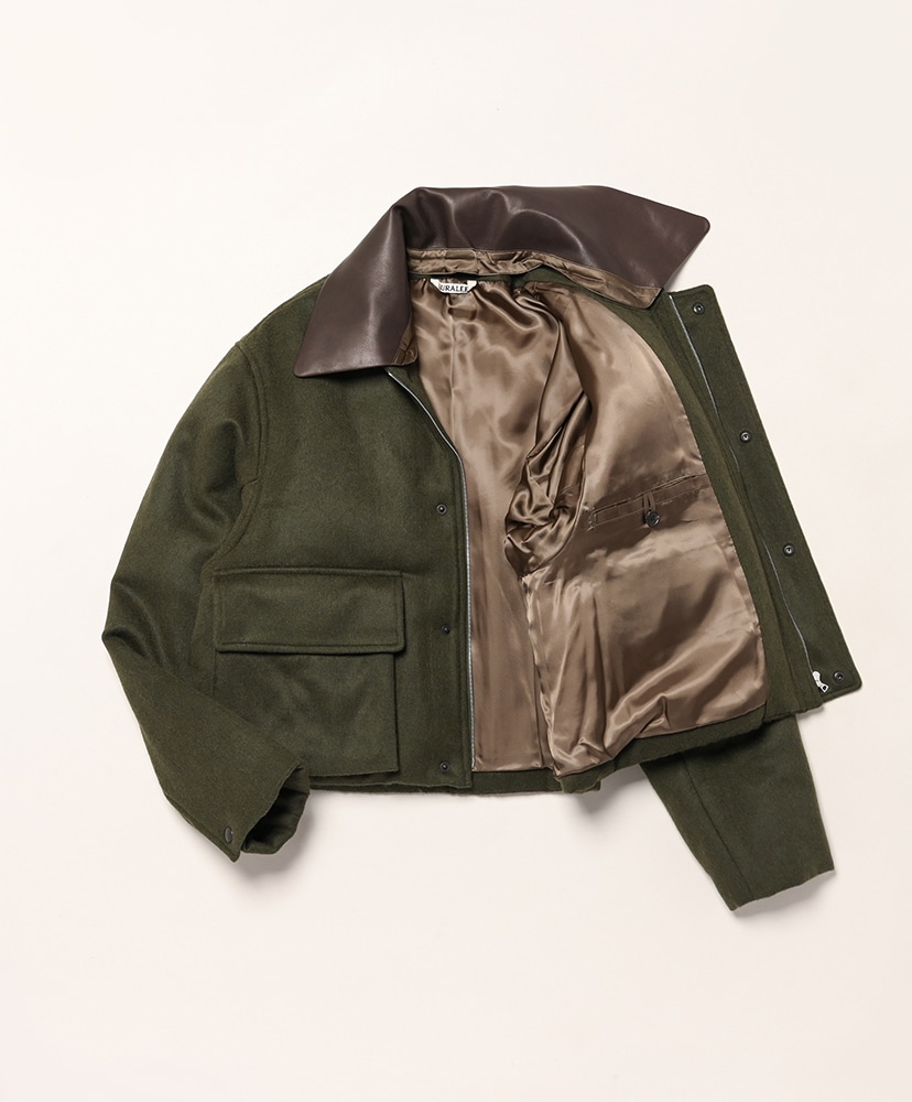 Baby Camel Flannel Padded Short Blouson(0(WOMEN) Dark Olive/ダーク