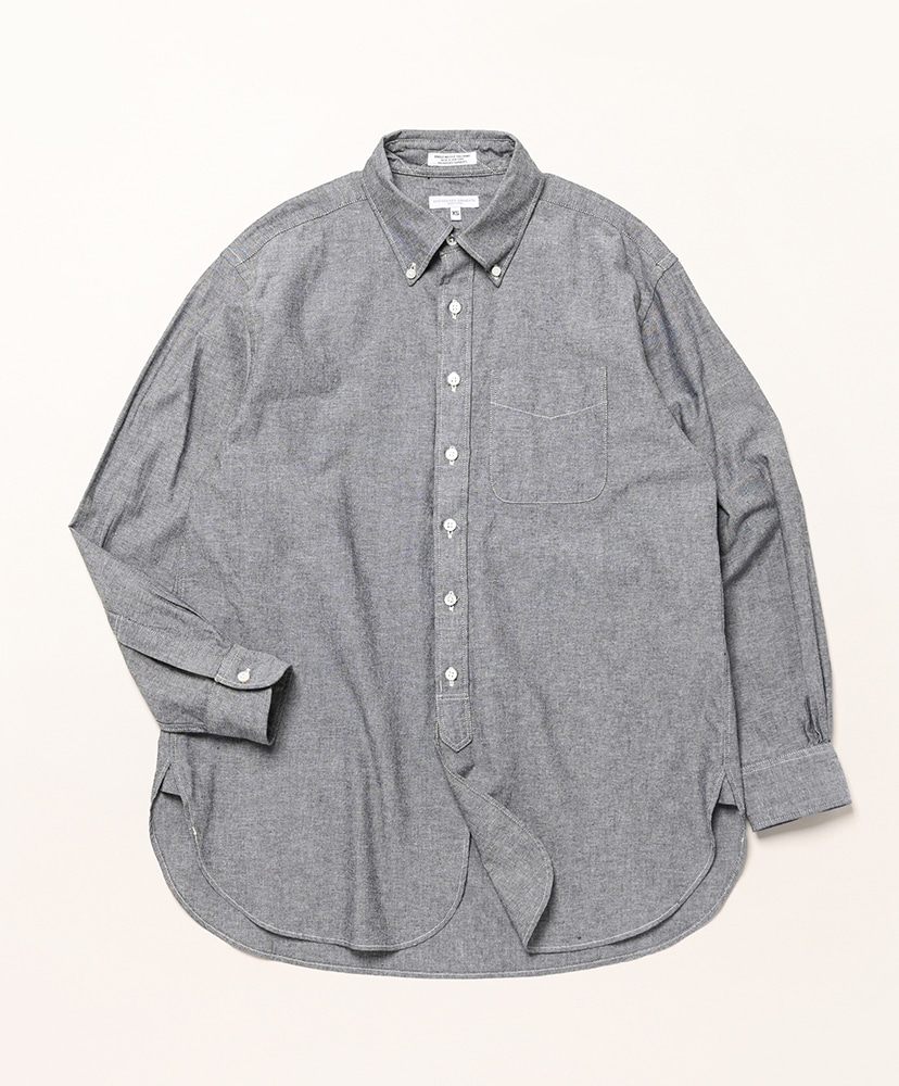 19 Century BD Shirt - Cotton Chambray(S(MEN) Grey/グレー