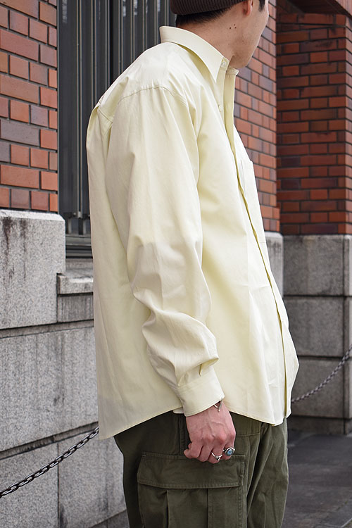 AURALEE[オーラリー] Washed Finx Twill Big Shirt