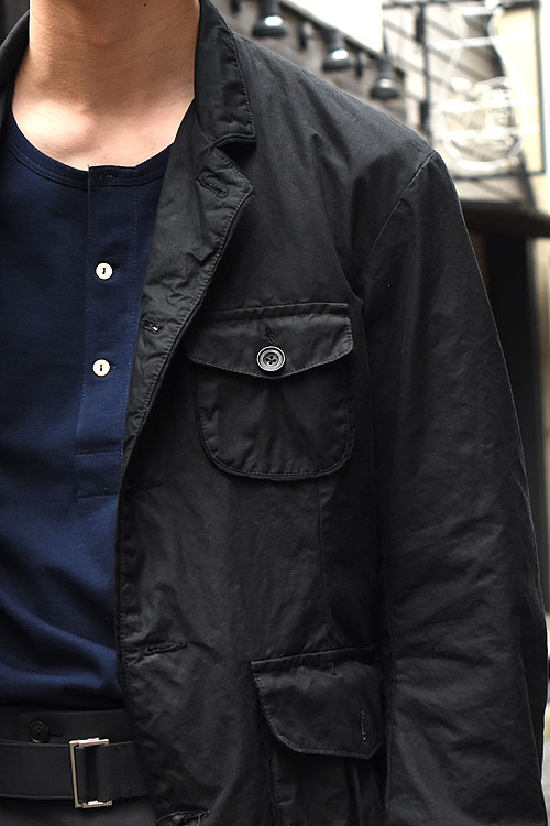 CHRISTIAN PEAU [クリスチャンポー] 24SS CP 5B JKT Waxed Cotton [BLACK]