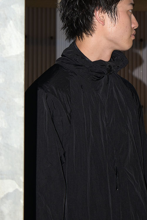 ATON[エイトン] 24AW HAND DYED NYLON CYCLING JKT & OVER PANTS [BLK/BRN]
