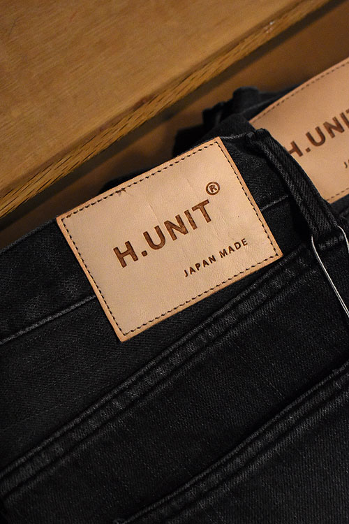H.UNIT(エイチユニット)-DENIM PAINT 5P / BLK DENIM 5P