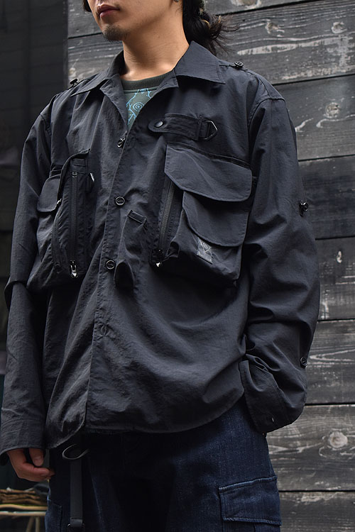 South2 Westr8 24AW-TENKARA TROUT SHIRT NYLON RS / STRING C/N SH